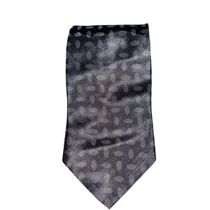 Kenneth Cole Black and Gray Patterned Tie NWT